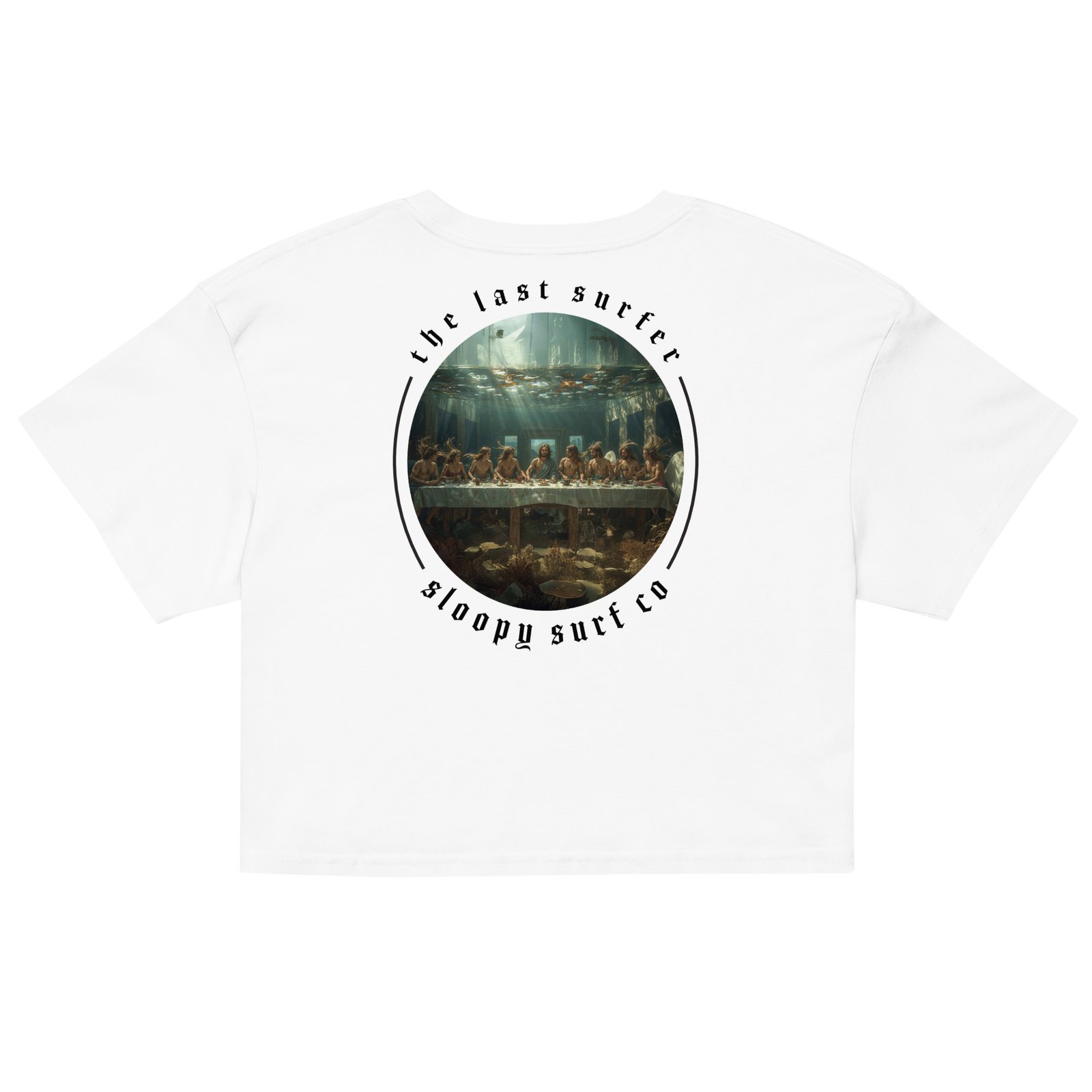 "The Last Surfer" Crop Top