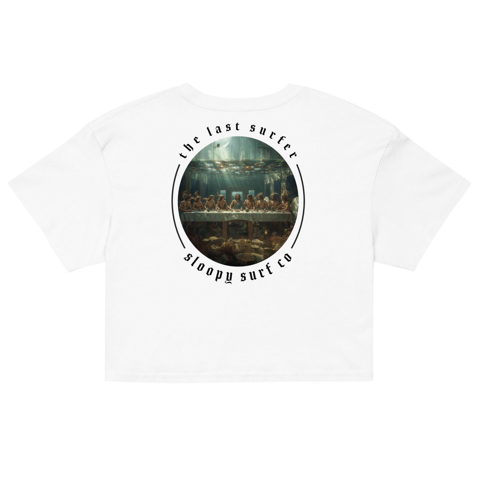 "The Last Surfer" Crop Top - Image 3