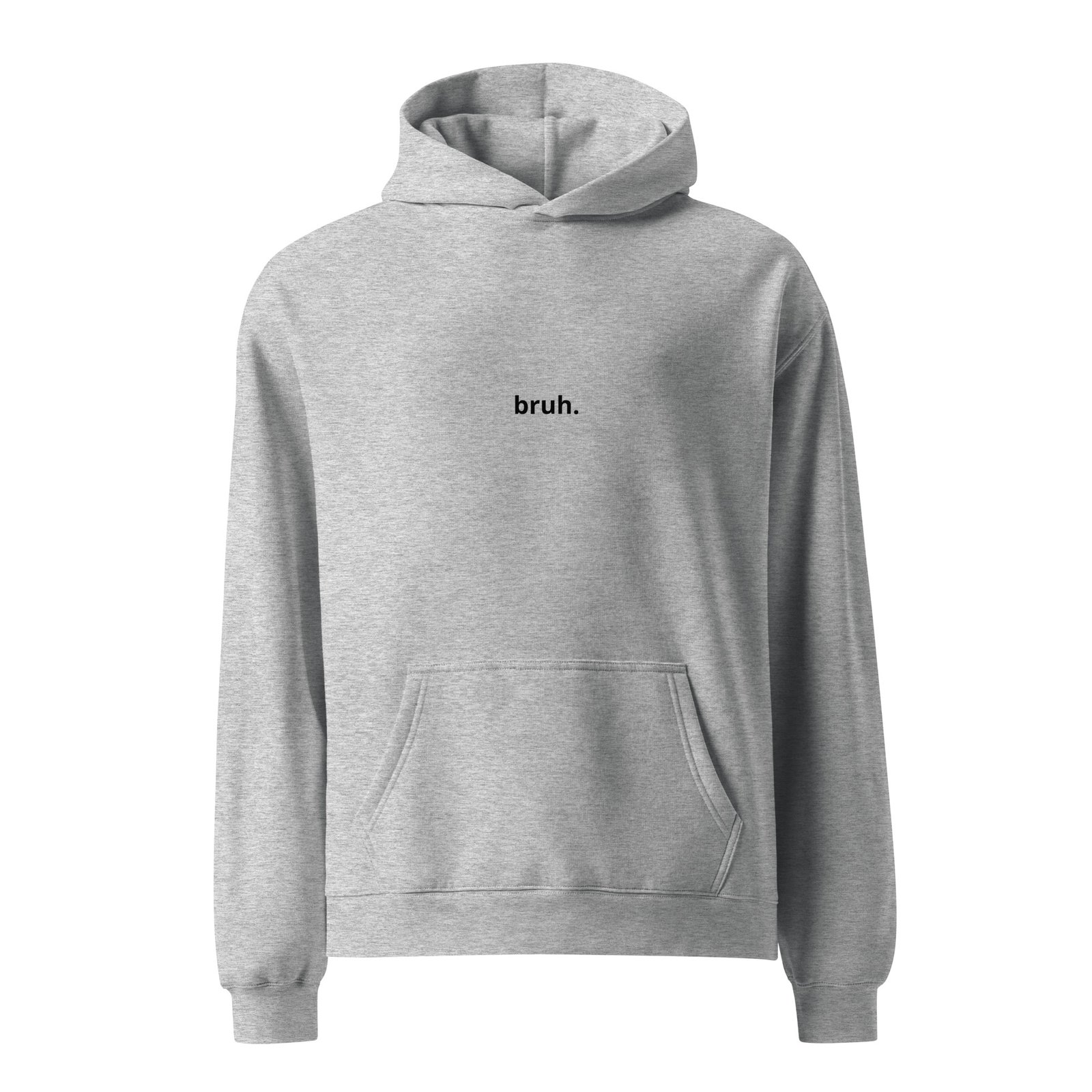 "bruh." Oversized Cozy Hoodie - Image 5
