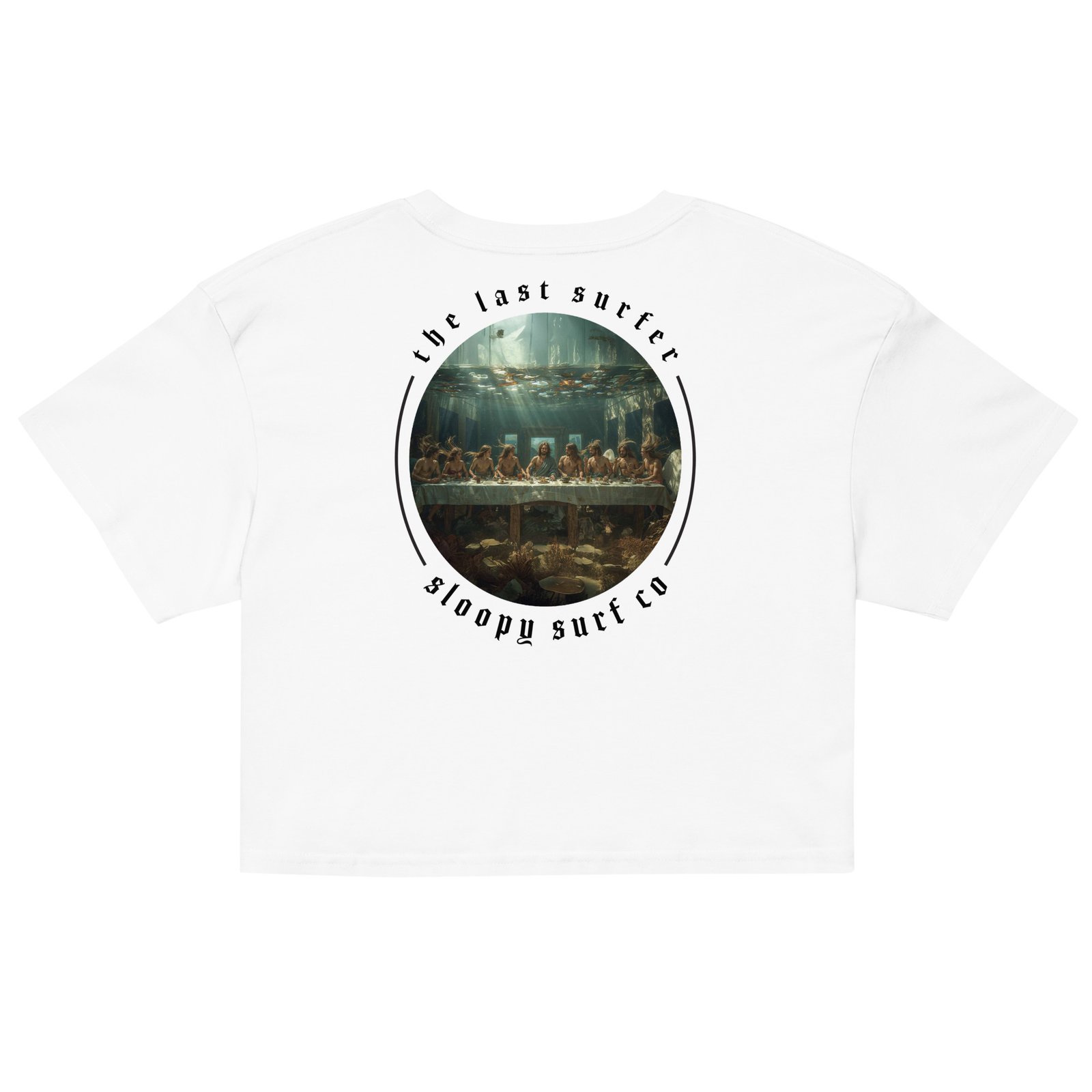 "The Last Surfer" Crop Top - Image 5