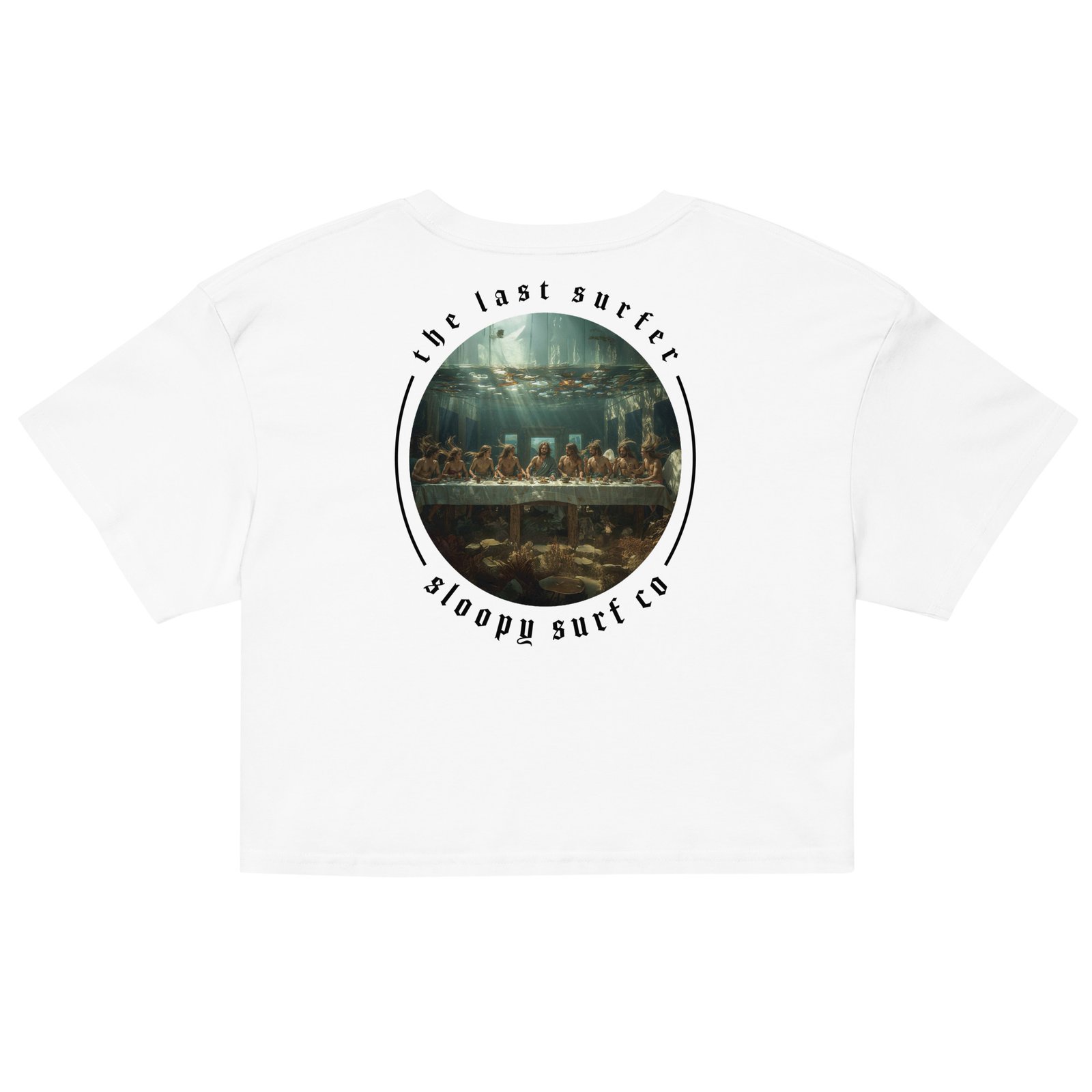 "The Last Surfer" Crop Top - Image 8